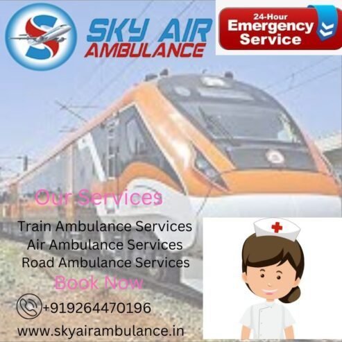 Sky Train Ambulance in Nagpur Provide Comfort and Medical Care at One