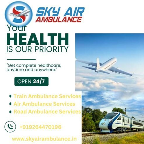 Choose Sky Train Ambulance in Allahabad for comfortable Medical Trave