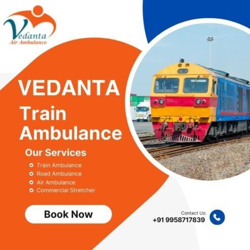 Train Ambulance Service in Delhi is Available All Over India