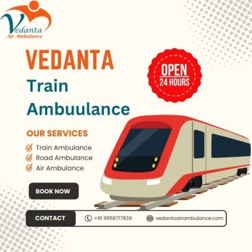 Train Ambulance Service in Kochin | Call Us +91 9958717839