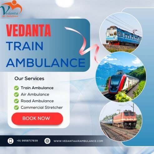 Train Ambulance Service in Patna is one of the best medical facilities