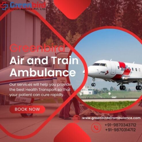 Book an Air and Train Ambulance Service in Jamshedpur with premium