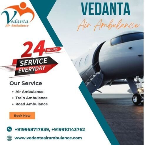 Hire Vedanta Air Ambulance in Raipur for Patient Shifting