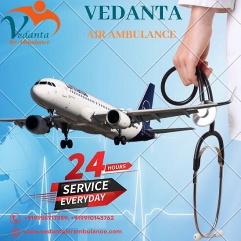 Vedanta Air Ambulance from Kolkata – Highly Modern and Safe