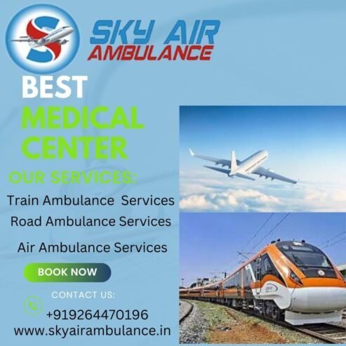 Sky Train Ambulance in Bhopal Provides inexpensive Medical Conveyance