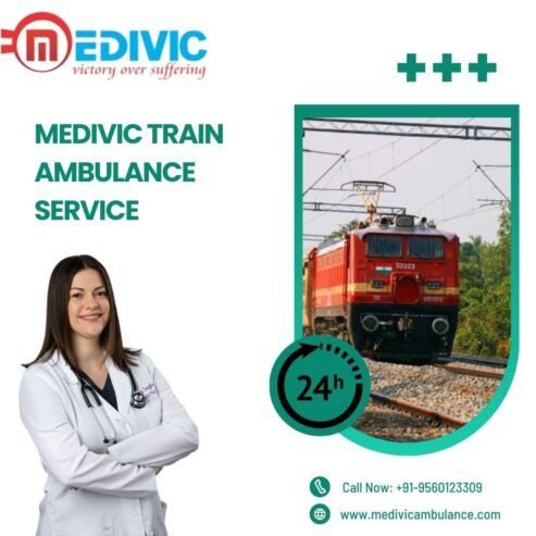 Medivic Aviation Train Ambulance Service in Allahabad