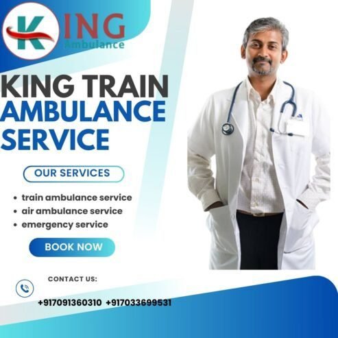 With King Train Ambulance in Gorakhpur Patients can get Prompt Attenti