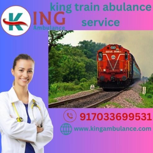 Verified services are offered via King Train Ambulance Service in Gora