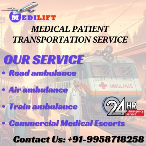 Medilift Train Ambulance in Guwahati