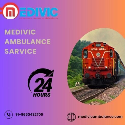 Medivic Aviation Train Ambulance Service in Patna