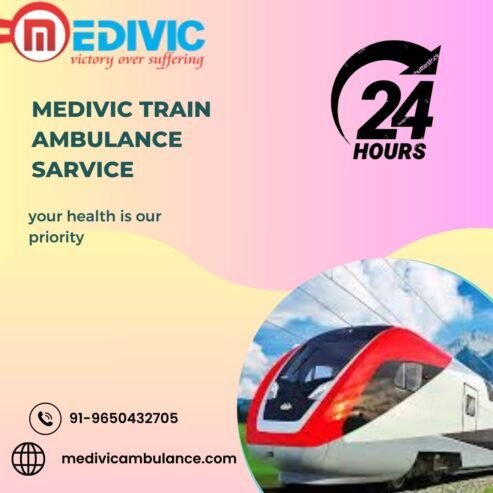 Medivic Aviation Train Ambulance Service in Chennai