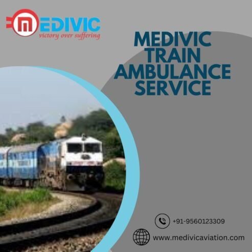 For Patients the Medivic Aviation Train Ambulance Service in Lucknow