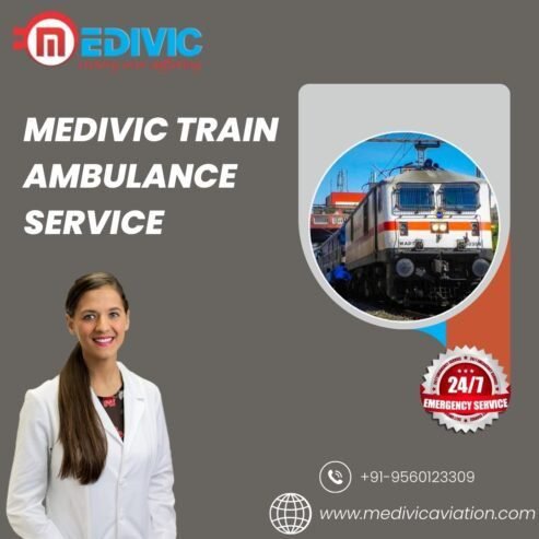 Medivic Aviation Train Ambulance Service in Bangalore