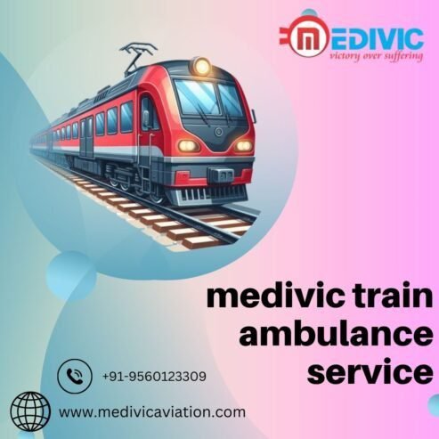 Medivic Aviation Train Ambulance in Patna Provides Top-Quality