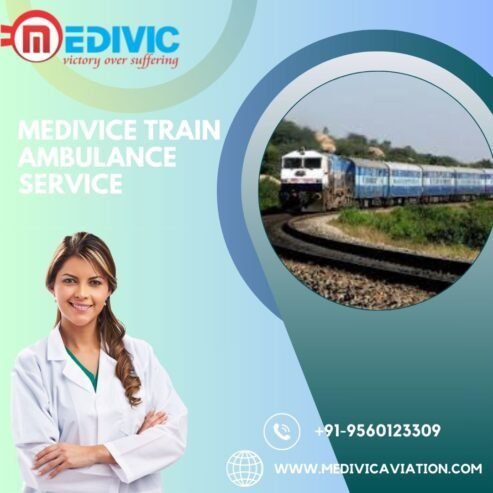 Medivic Aviation Train Ambulance Service in Guwahati