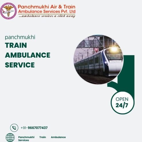 Panchmukhi Train Ambulance in Guwahati Maintains Low Price level