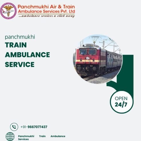 Panchmukhi Train Ambulance in Patna cares for the Patient 24/7 with a