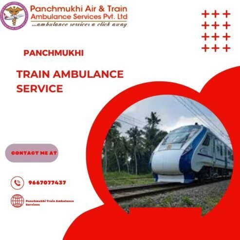 Panchmukhi has emerged as the Leading provider of Train Ambulance in K