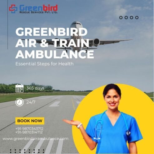 Greenbird Air and Train Ambulance Services in Vellore with Trust