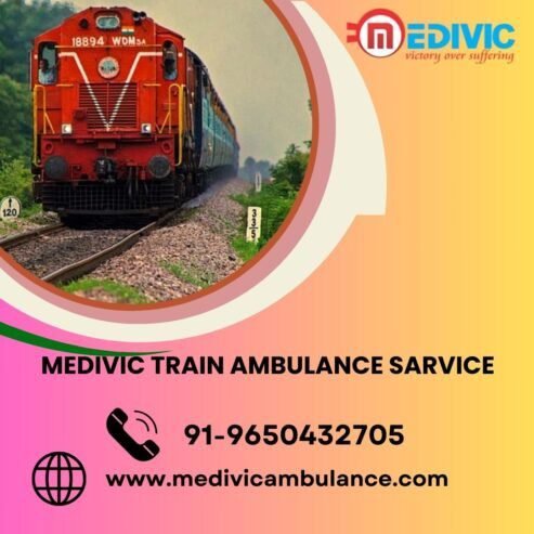 Medivic Aviation Train Ambulance Service in Chennai