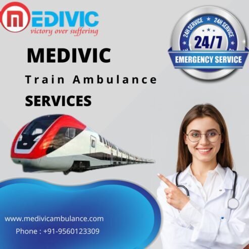 Medivic Train Ambulance Service in Mumbai known for Giving Patients a