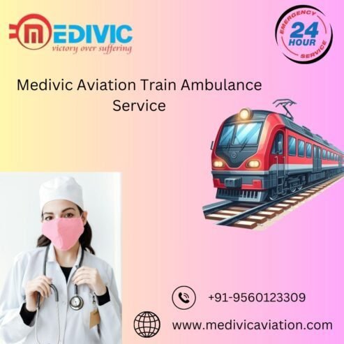 Medivic Aviation Train Ambulance Service in Patna