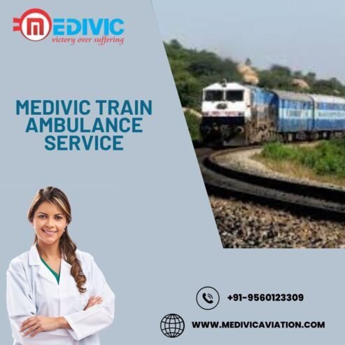 With Medivic Aviation Train Ambulance Service in Ranchi