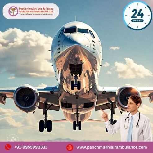 Book World-Class Panchmukhi Air Ambulance Services in Kolkata