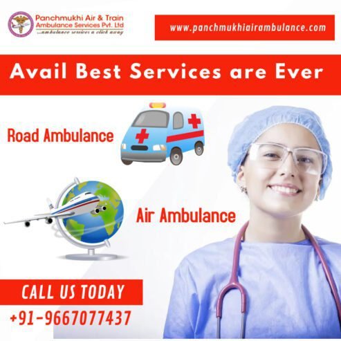 In Coimbatore, Avail Air and Train Ambulance Services by Panchmukhi