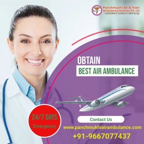 Hire Panchmukhi Air and Train Ambulance Services in Ranchi