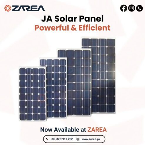 JA Solar Panel Available at Zarea Limited
