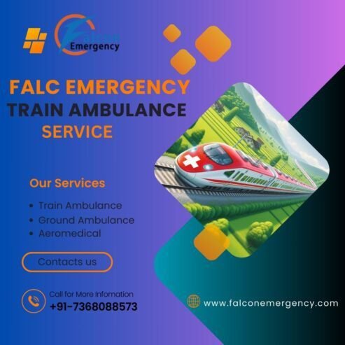 Book FALC Emergency Train Ambulance Service in Lucknow