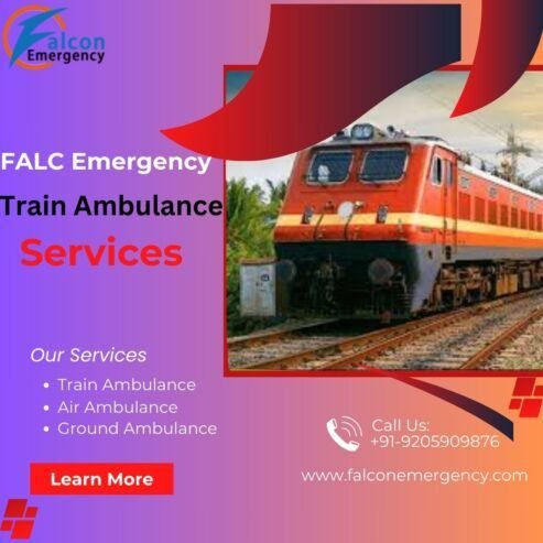 FALC Emergency Train Ambulance in Jamshedpur provide No-Risk Transport