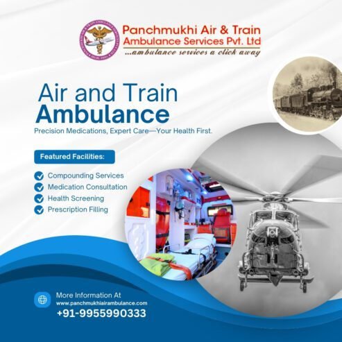 Utilize Hassle-Free Journey Through Panchmukhi Air and Train Ambulance