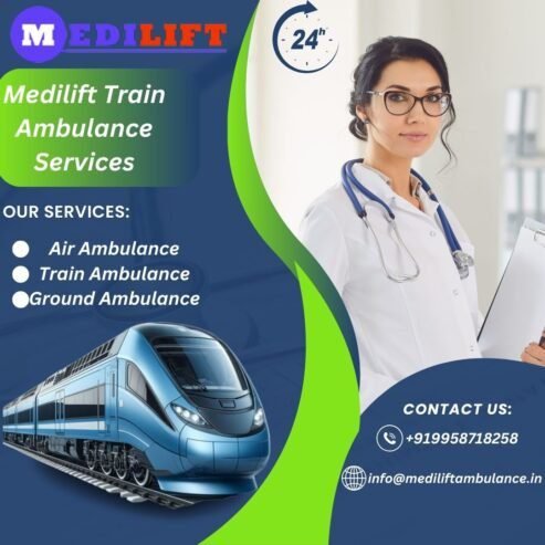 Medilift Train Ambulance in Allahabad Ensures Comfortable Travel for C