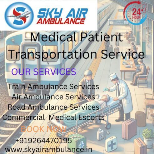 Sky Train Ambulance in Dibrugarh is providing Top-Class Medical Care