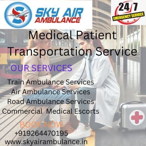 Sky Train Ambulance Services in Chennai provides the best emergency