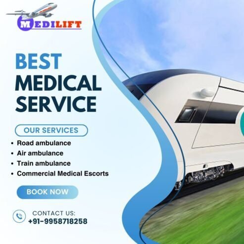 Medilift Train Ambulance Service in Kolkata is a lifeline