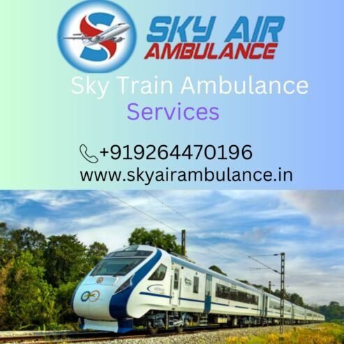 Sky Train Ambulance in Gorakhpur helps patients to cover safe distance