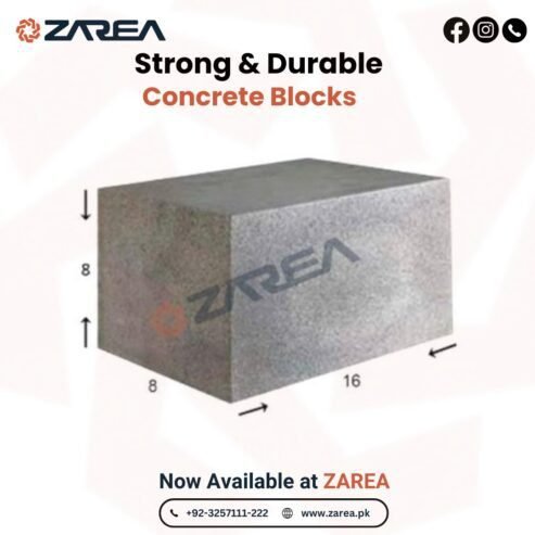 Concrete Solid Blocks | Available on Zarea Limited