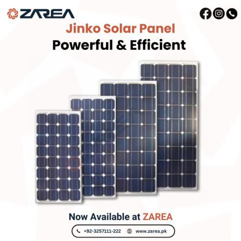 Jinko Solar Panel || Now Available at Zarea Limited