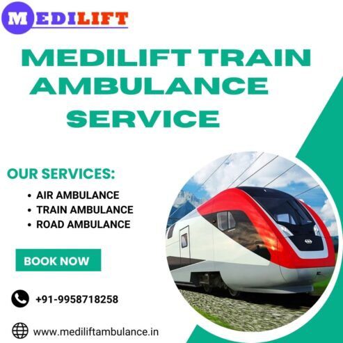Medilift Train Ambulance has been serving Gorakhpur for years, our ser