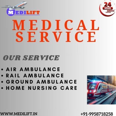 Medilift Train Ambulance in Delhi Ensure Smooth Coordination