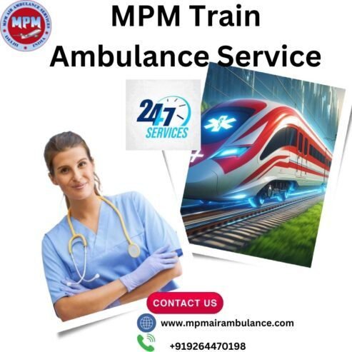 In Kolkata, MPM Train Ambulance guarantees prompt transfer during emer