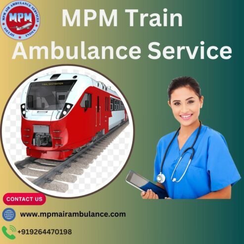 MPM Train Ambulance Service Kolkata is a highly vital and credible med