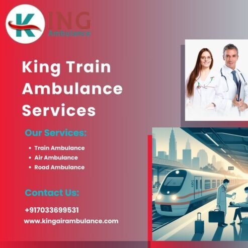 King Train Ambulance in Patna is experienced in Transporting Patients