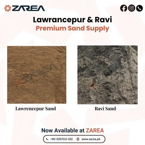 Lawrencepur Sand & Ravi Sand – Premium Quality at Zarea Limited