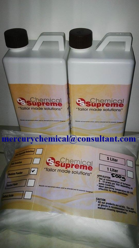 SSD CHEMICAL, ACTIVATION POWDER and MACHINE available