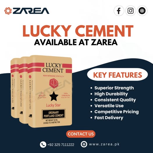 Lucky Cement (OPC) | Now Available | Zarea Limited