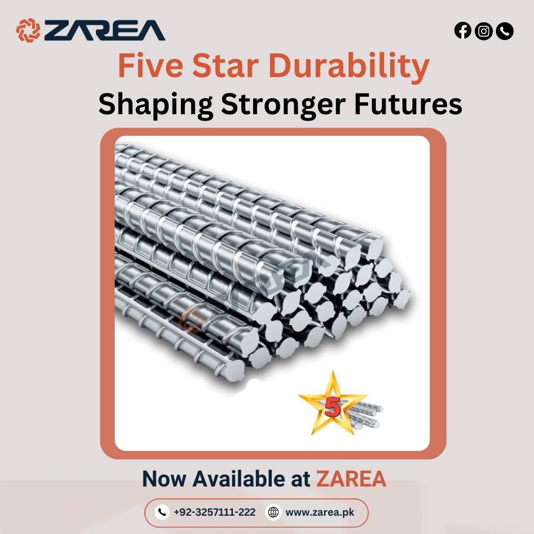 Five Star Steel (Grade 60) Now Available | Zarea Limited